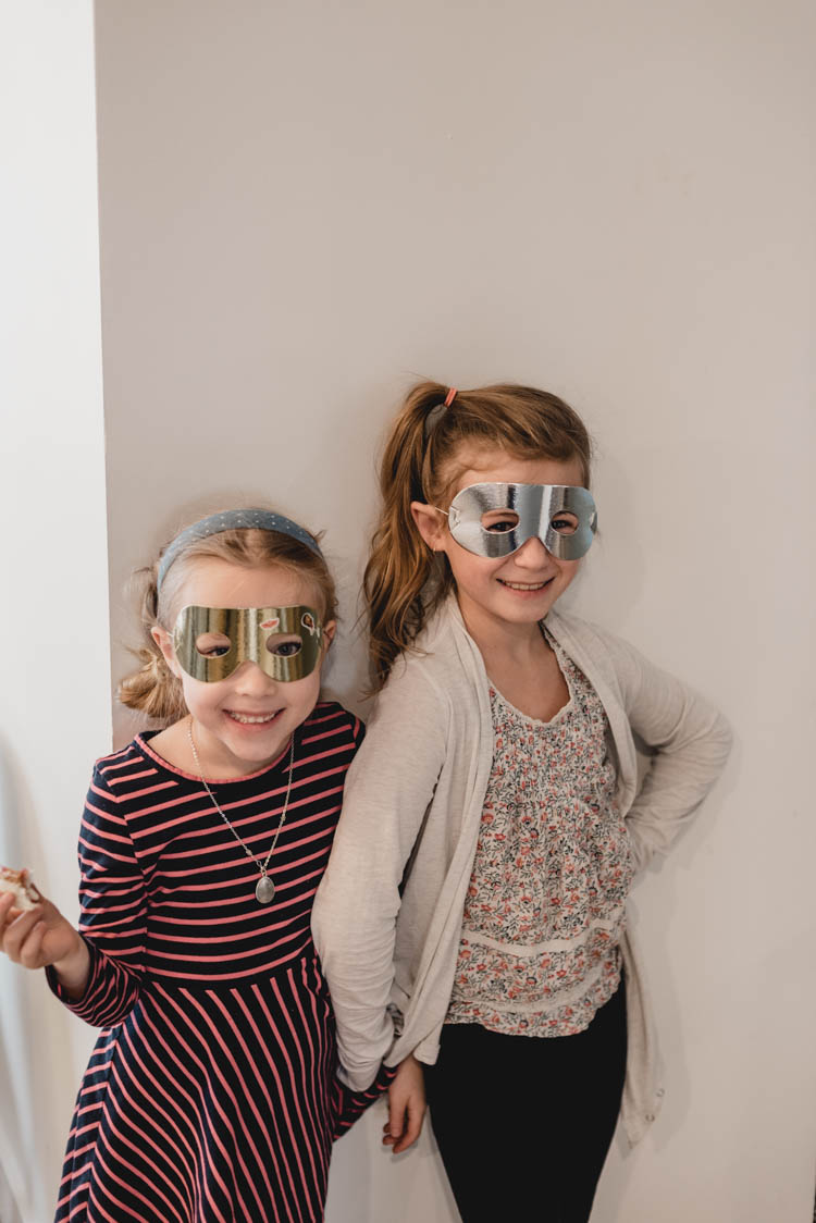 Simple dollar store activity for a superhero birthday party 