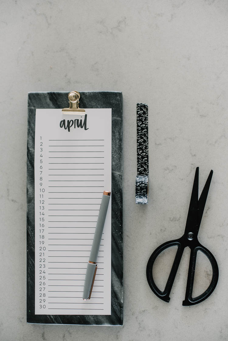 Free Printable calendar for 2020 - minimalist styles in 5 formats