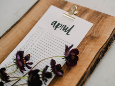 List style calendar free printable