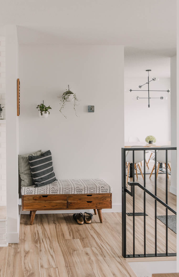 entry room furniture on Modern Entryway Makeover Lemon Thistle