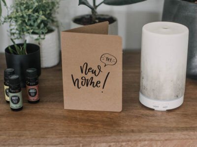 Free Printable (yay!) New Home Card and gift basket idea!