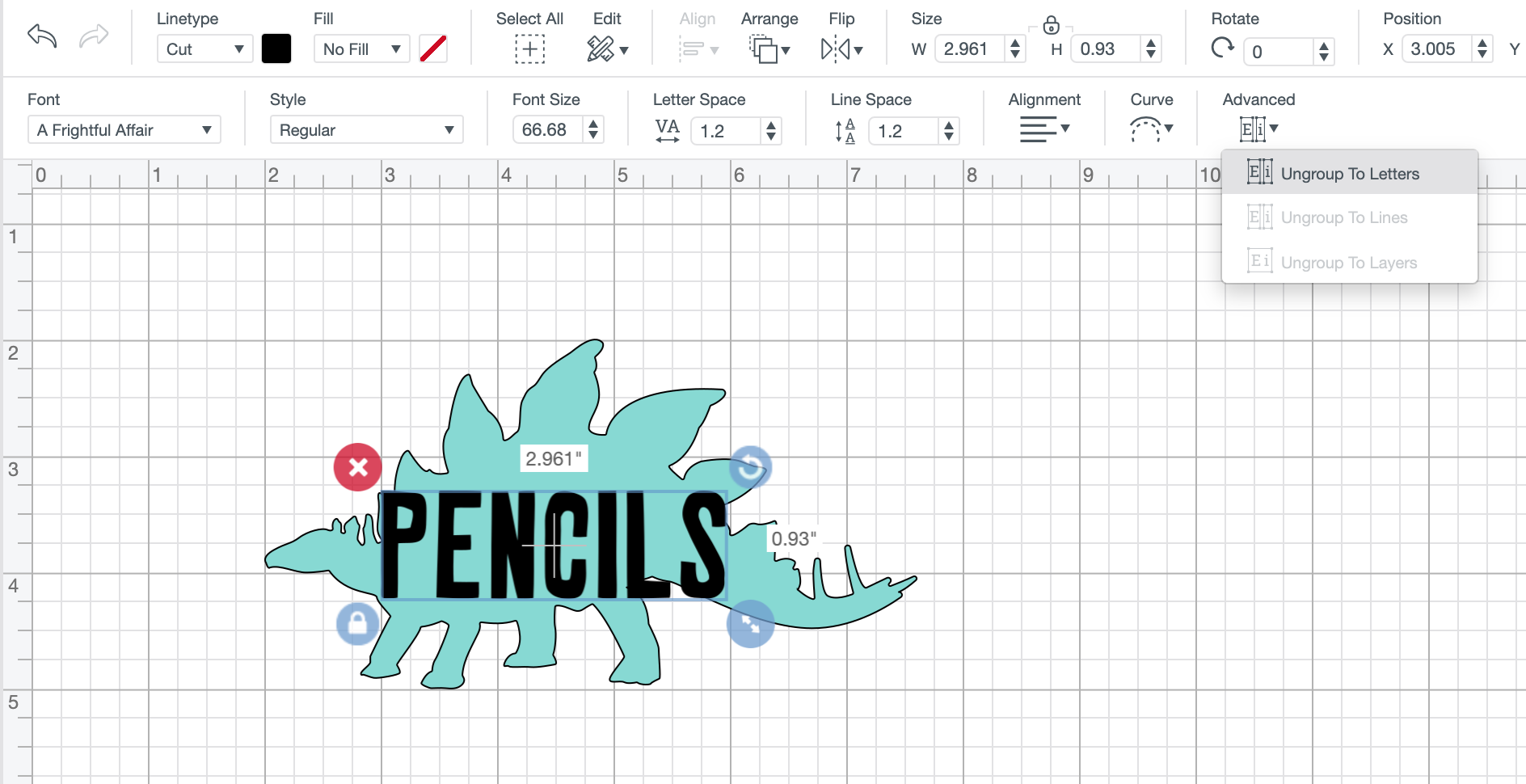 How to create knockout designs with text in images with Cricut Design Space