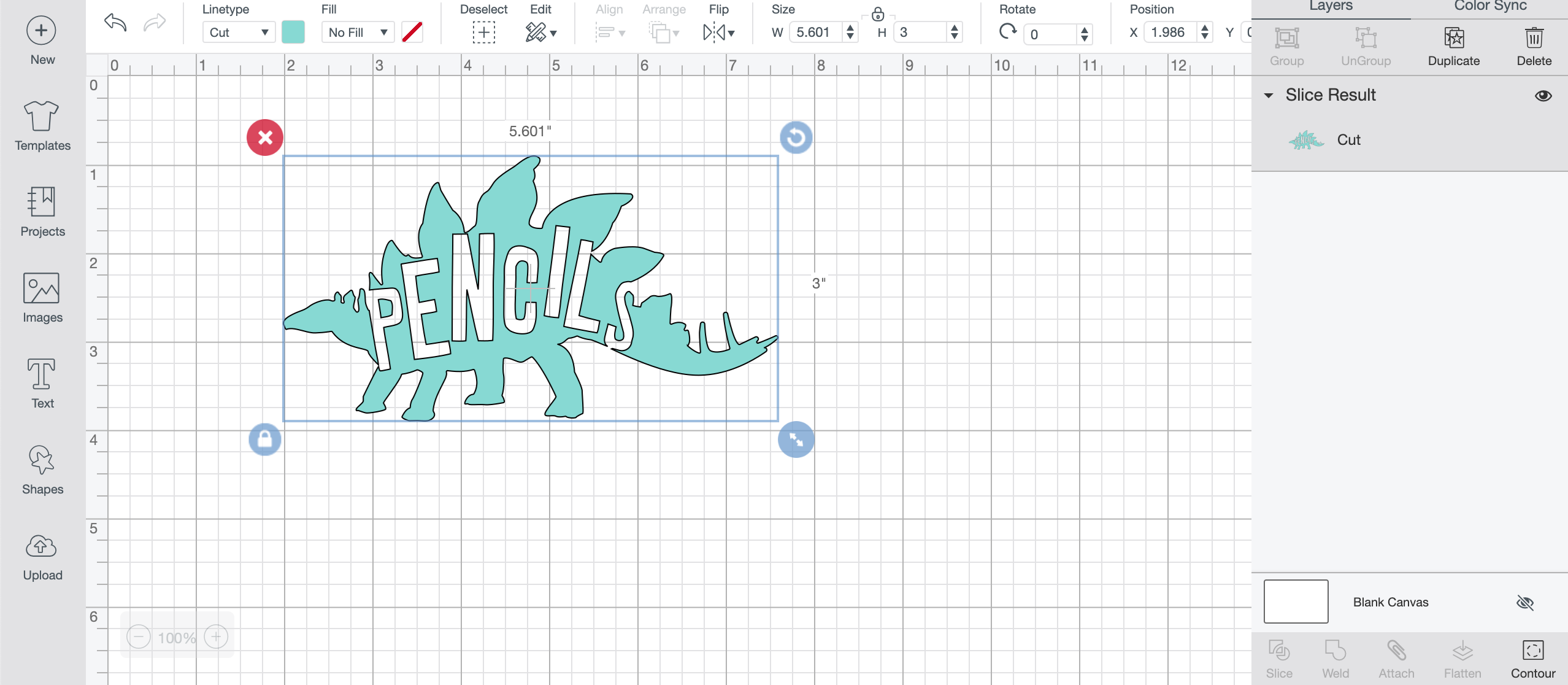 How to create knockout designs with text in images with Cricut Design Space