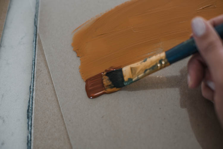 DIY Ombre acrylic painting... on clear acrylic- so pretty!