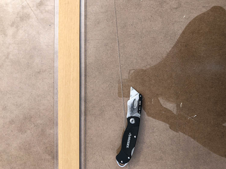 How to cut acrylic for saw blade storage dividers