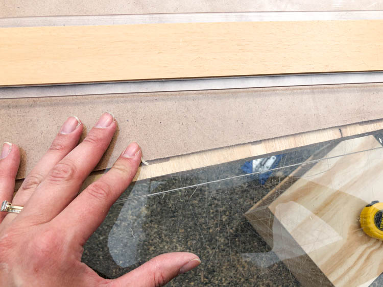 How to cut acrylic for saw blade storage dividers