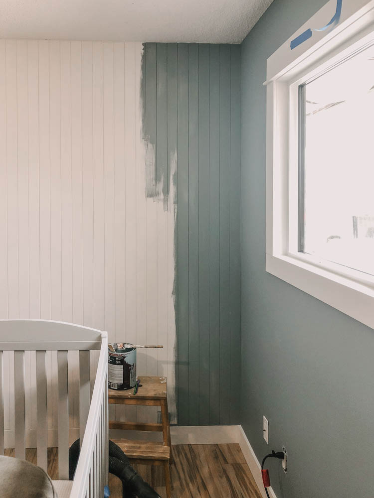 Why you definitely shouldn't paint shiplap by hand (we did)