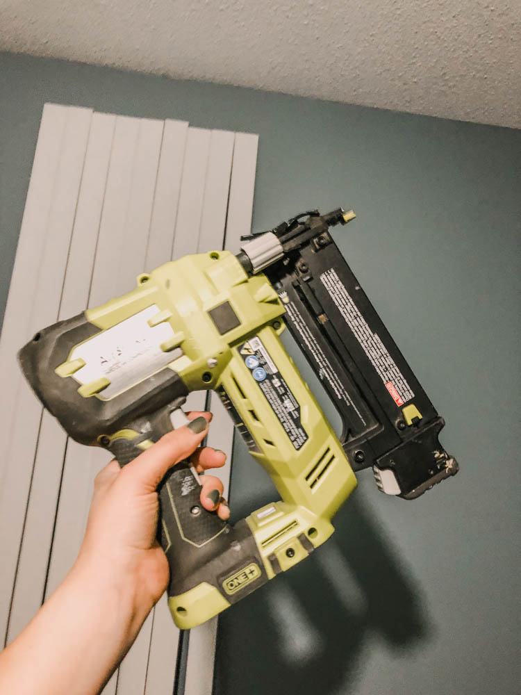 The EASIEST way to put together a DIY skinny vertical shiplap wall