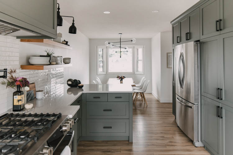 Modern Neutrals for fall decor in the kitchen