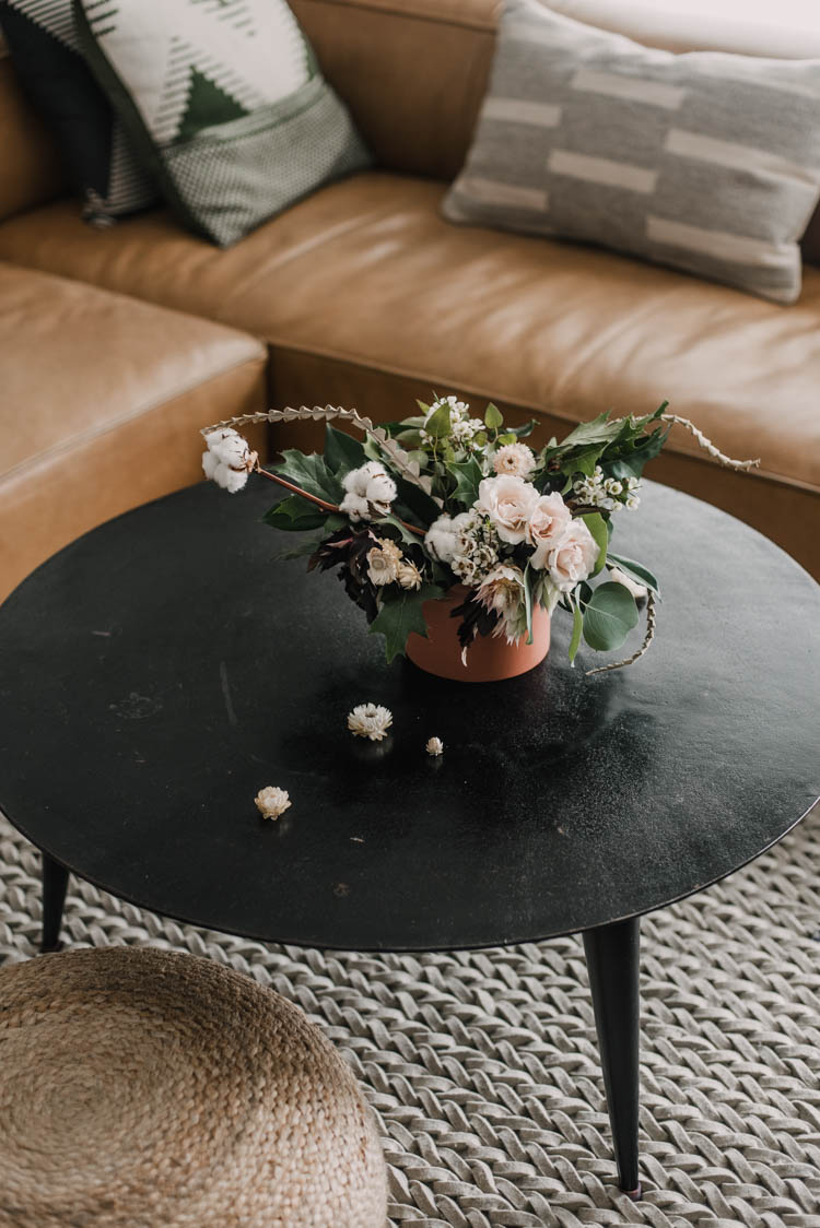 Beautiful wild fall floral arrangement