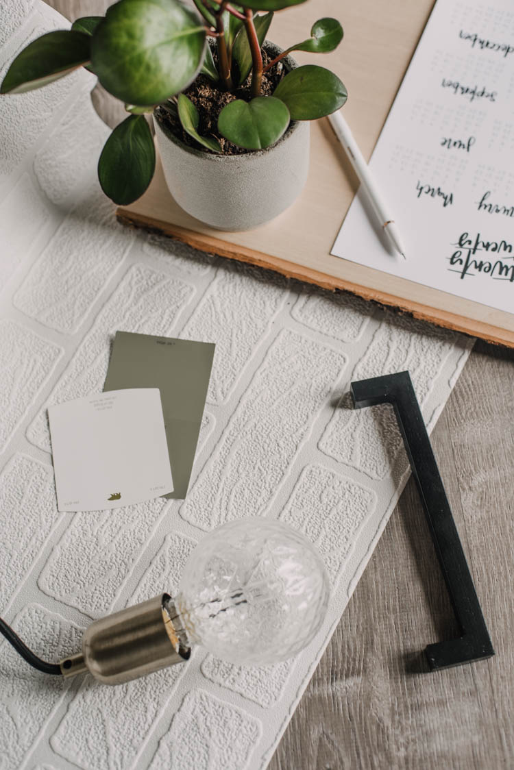 Design plans and before photos of my DIY office studio!