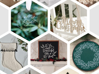 Modern Handmade Holiday Decor from etsy