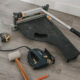 Tools for laying vinyl plank flooring quickly