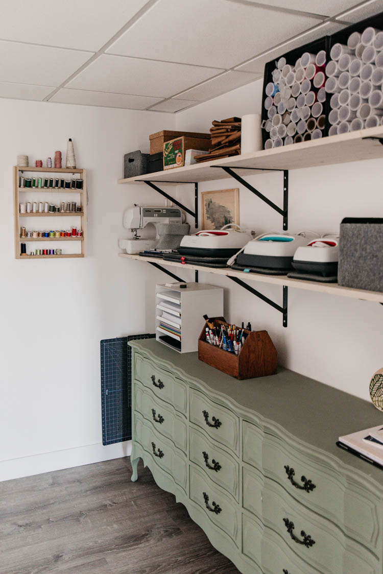 So much storage for craft supplies!