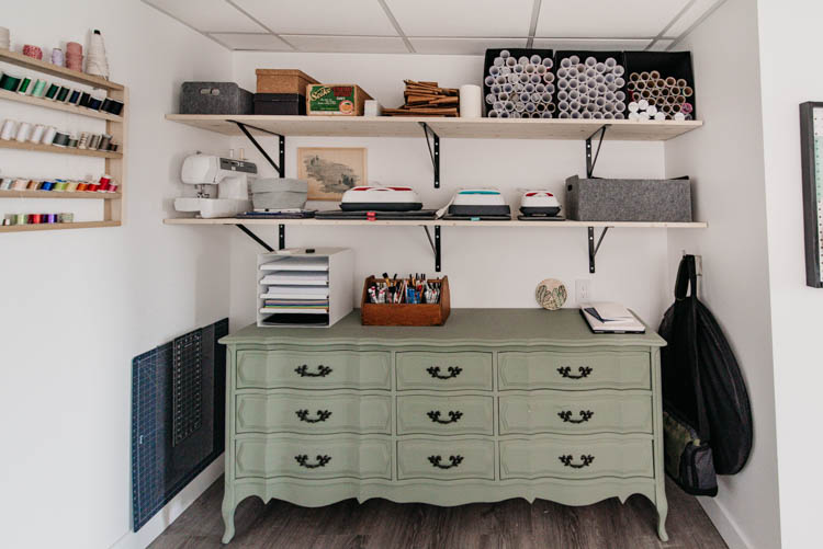 How I organize my craft supplies