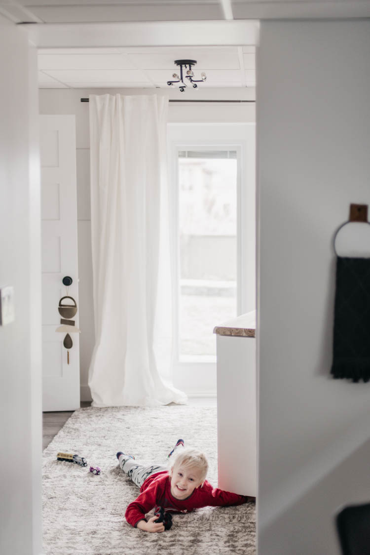 DIY office studio for a blogger