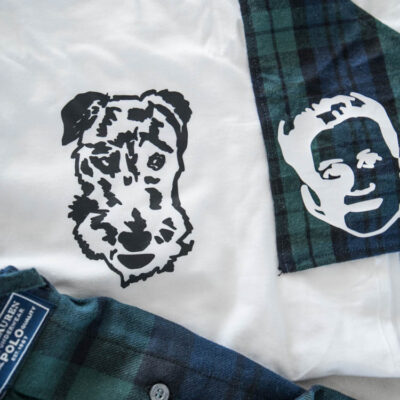 Matching pyjamas for your pup and you- with eachothers face