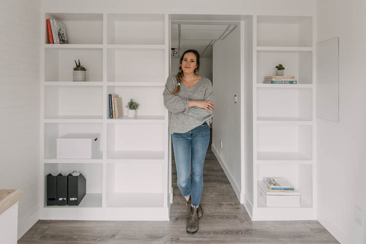 Diy Built In Shelving Lemon Thistle