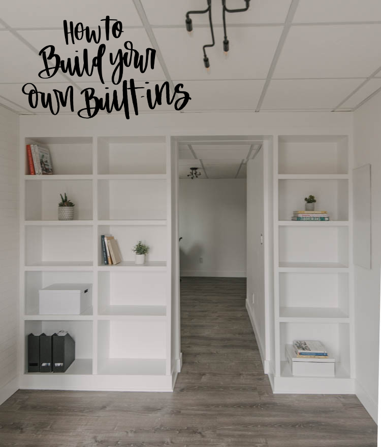 Diy Built In Shelving Lemon Thistle