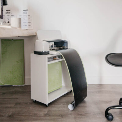 DIY Cricut Storage + Caddy... perfect to keep everything handy and ready to use but tucked out of the way!