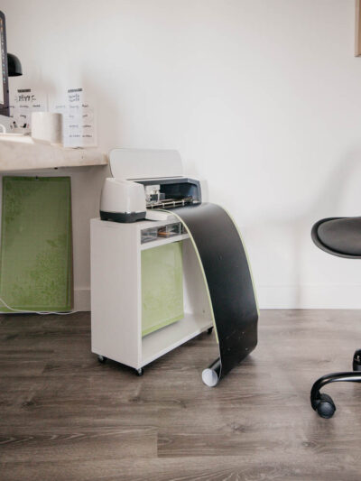 DIY Cricut Storage + Caddy... perfect to keep everything handy and ready to use but tucked out of the way!