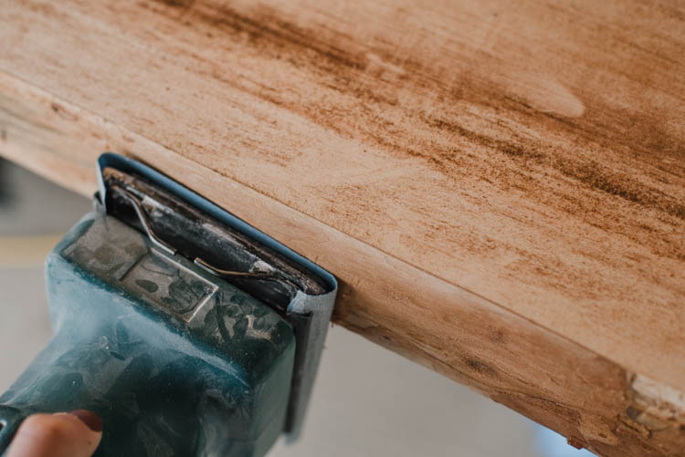 How to remove bark from live edge wood