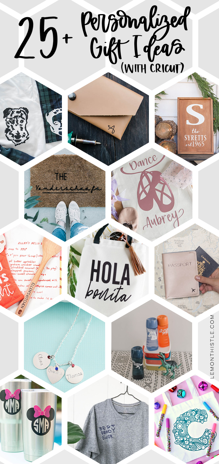 25 awesome DIY personalized gift ideas using Cricut