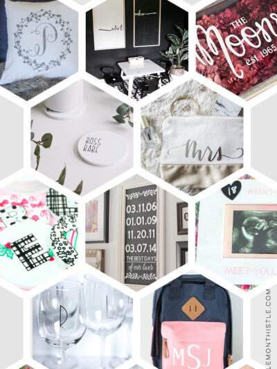 25 awesome DIY personalized gift ideas using Cricut