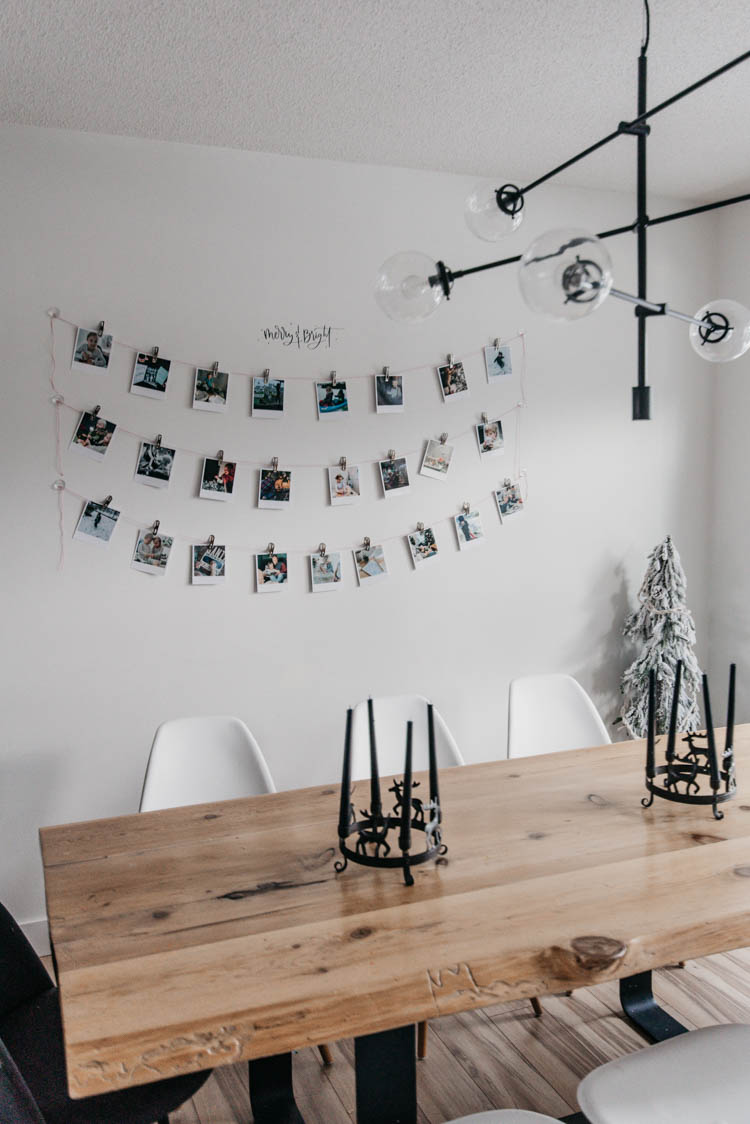 Simple activity advent calendar idea with instant look photos