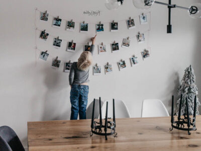 This simple activity advent is a fun alternative to the traditional advent calendar. It's simple to pull together year after year thanks to photos printed as postcards.
