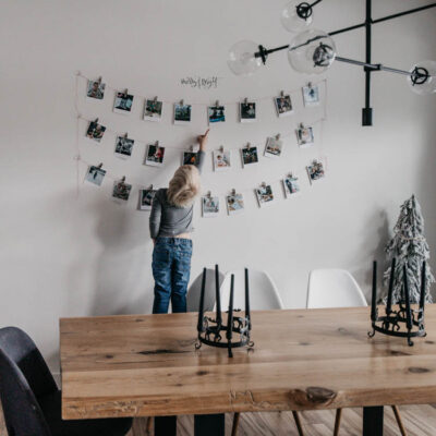 This simple activity advent is a fun alternative to the traditional advent calendar. It's simple to pull together year after year thanks to photos printed as postcards.