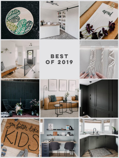Best posts of 2019! Home decor, DIY and printables