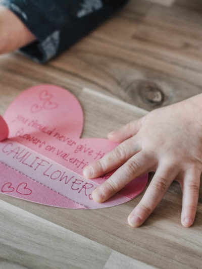 These Punny Valentines Day Cards are so cute! Love the tearaway style to hide the answer