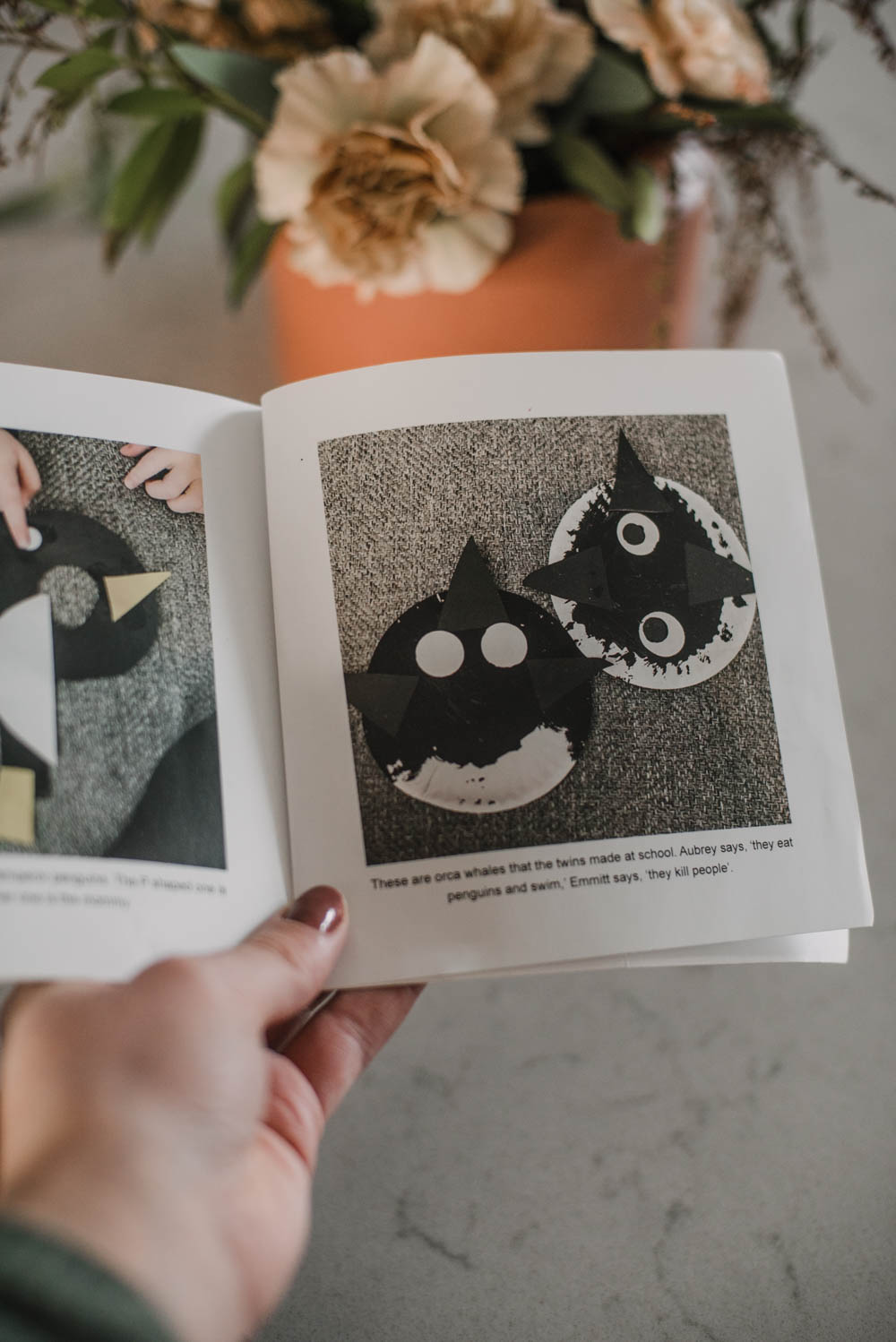 How to make your own kids art book - quick and easy system to manage kids artwork