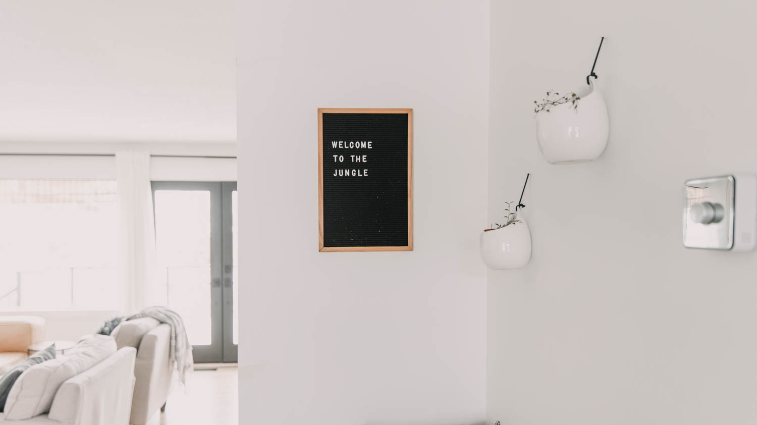 Welcome To The Jungle Letterboard