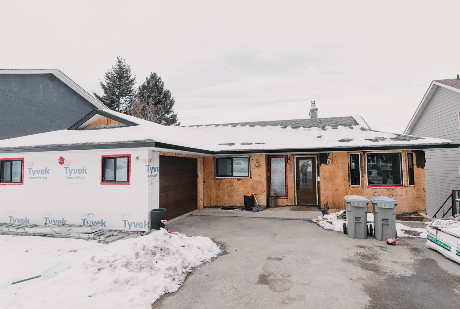 Renovation plans for a modern rancher