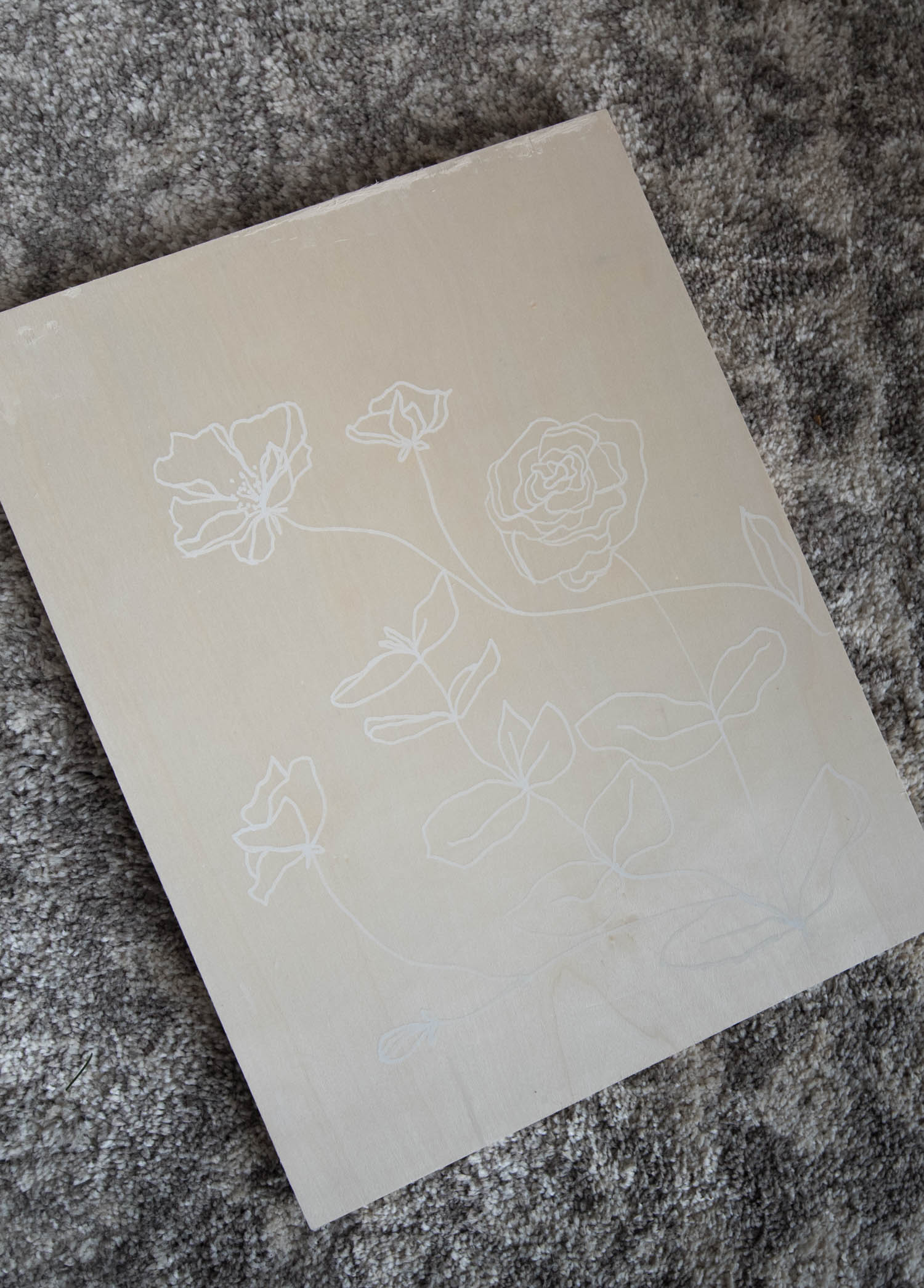 DIY Dollar Store Decor... modern floral art!