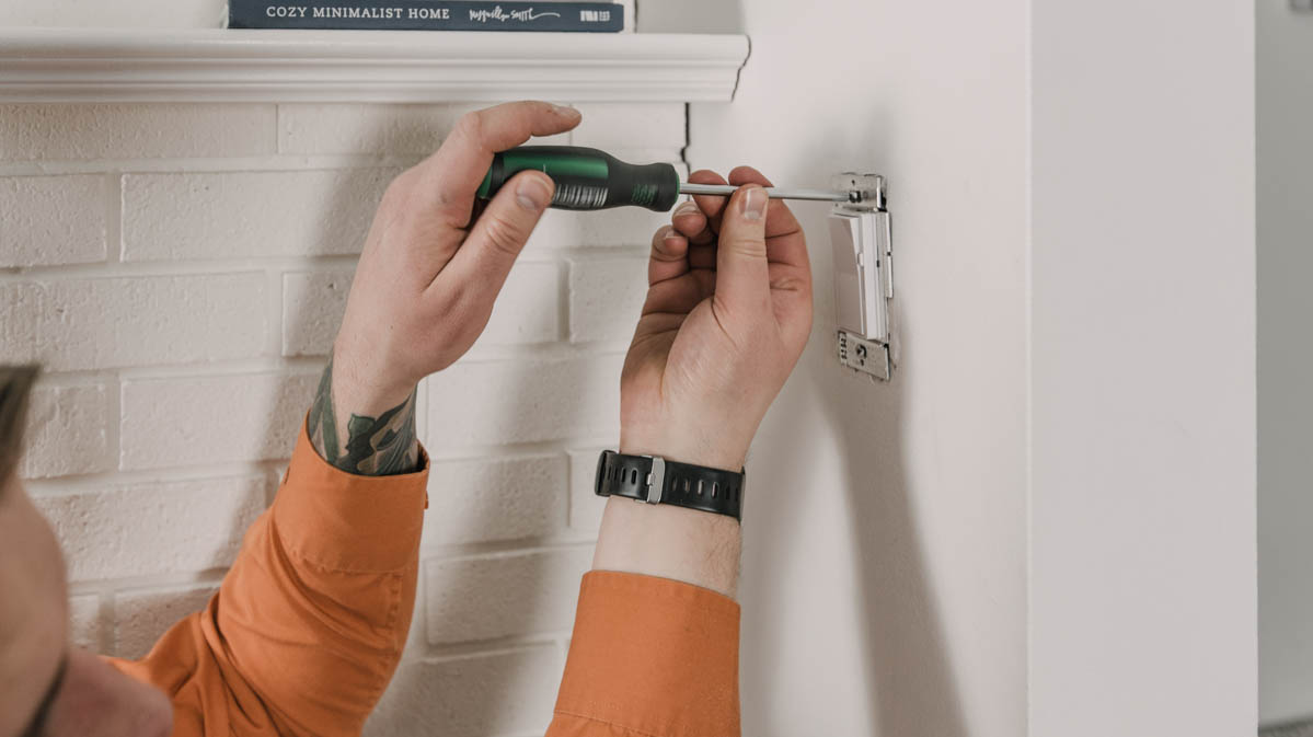 How to install a dimmer switch to soften overpowering lights