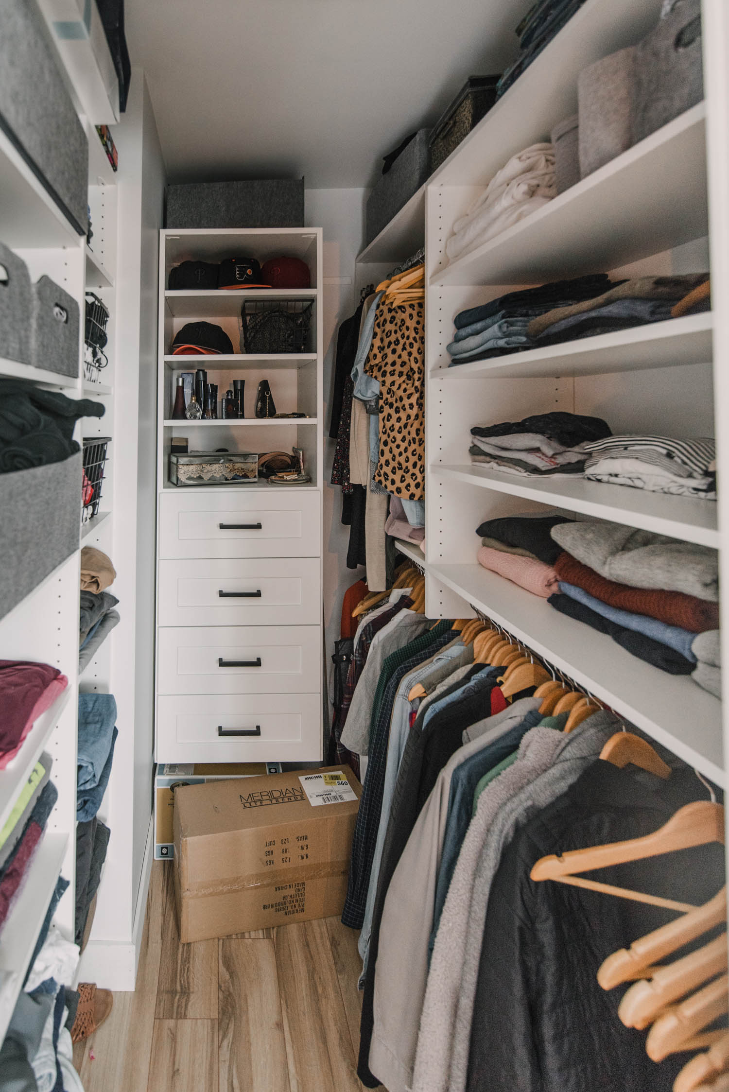 Update- one year later on this small walk in closet