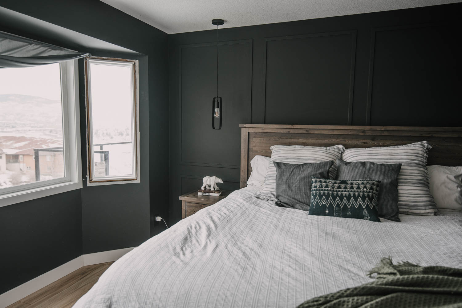 partially finished home tour