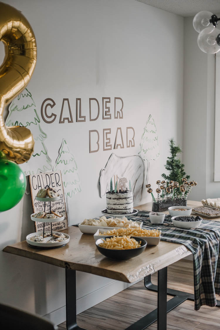 Bear themed birthday party ideas for a toddler