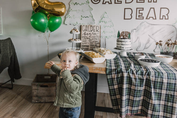 Bear Themed Birthday Party Decor