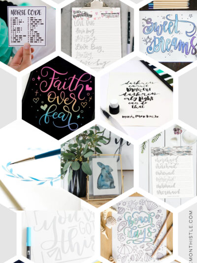 13 Free Printables to foster your creativity