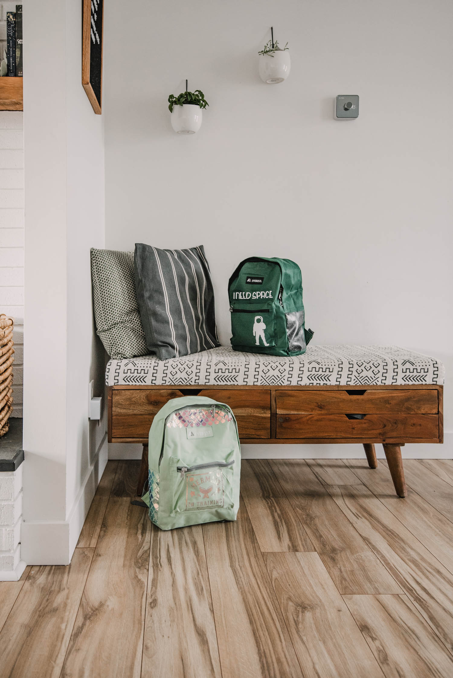 Fun mermaid backpack and teen boy space themed backpacks