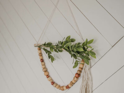 DIY Dollar Store Wreath for Spring- Boho Style