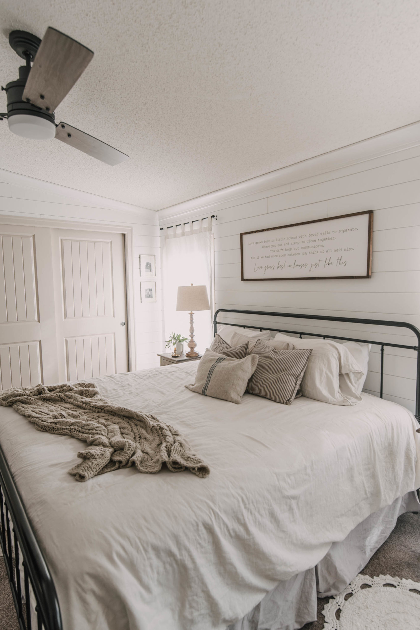 DIY Farmhouse Bedroom Makeover