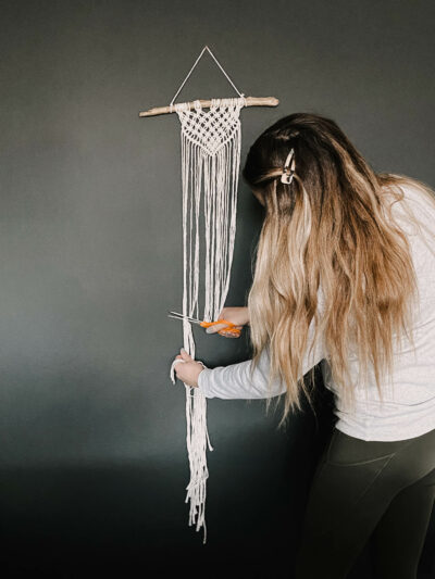 simple macrame DIY