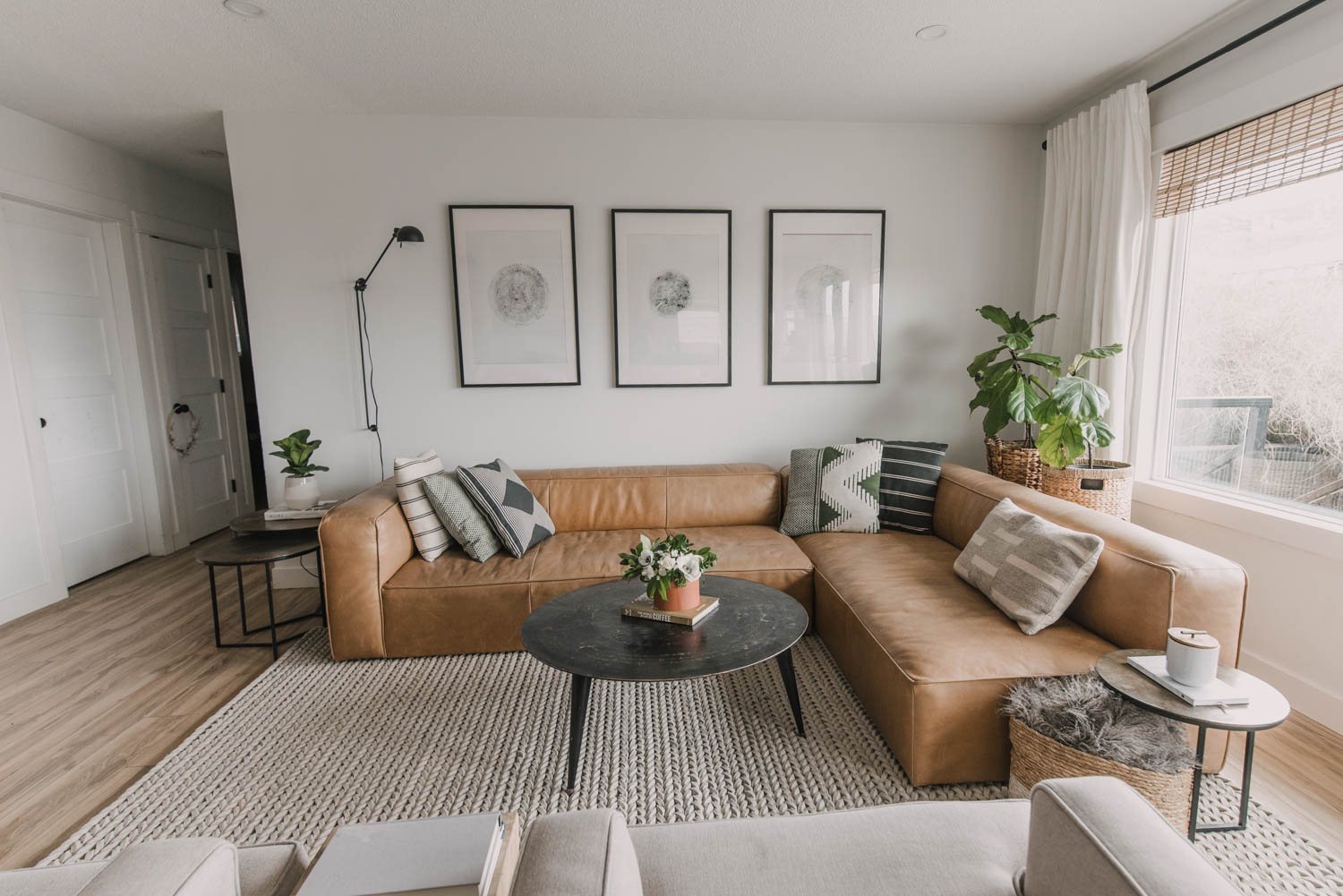 Modern decor for spring home tour