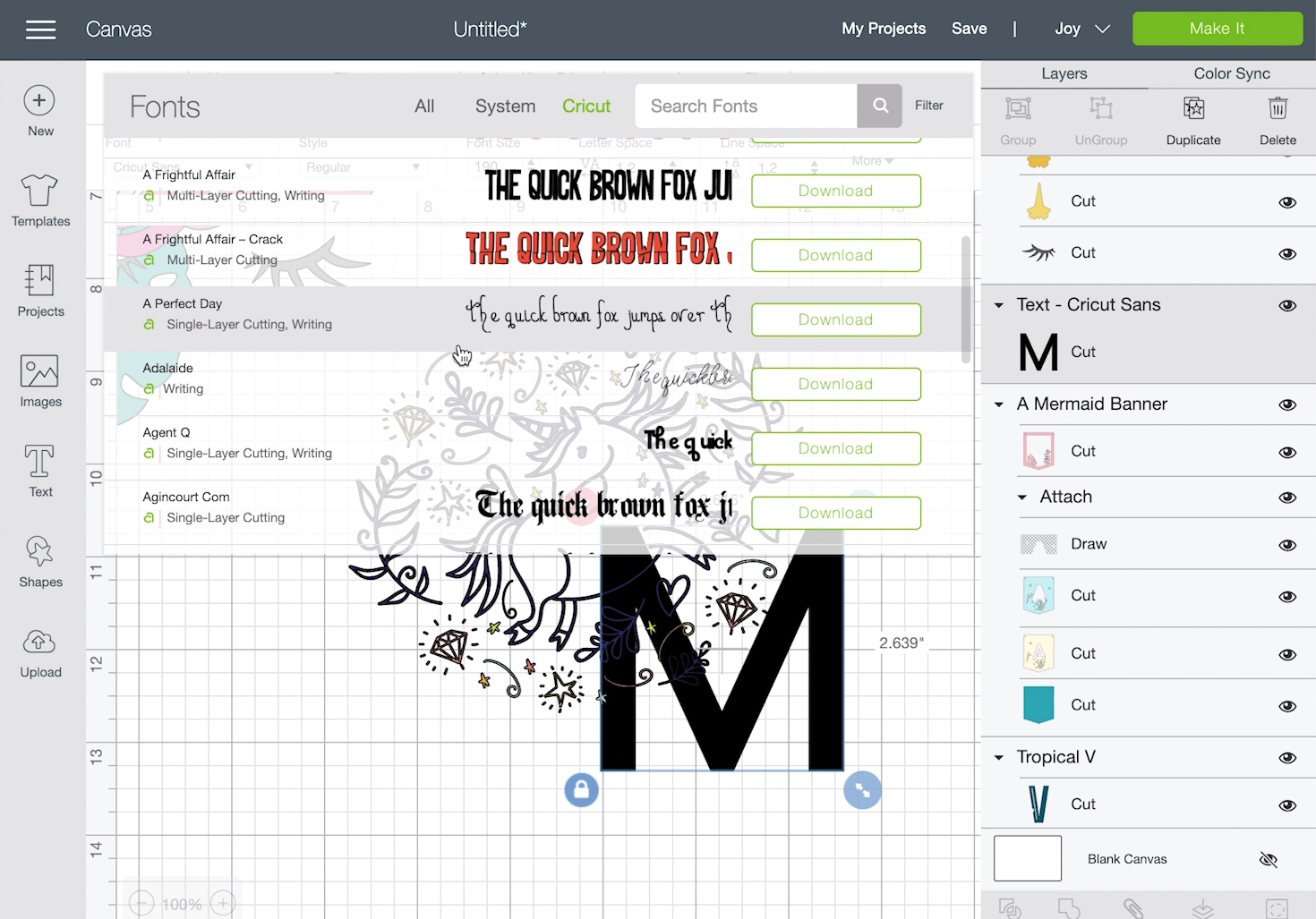How to use Cricut to design Monograms