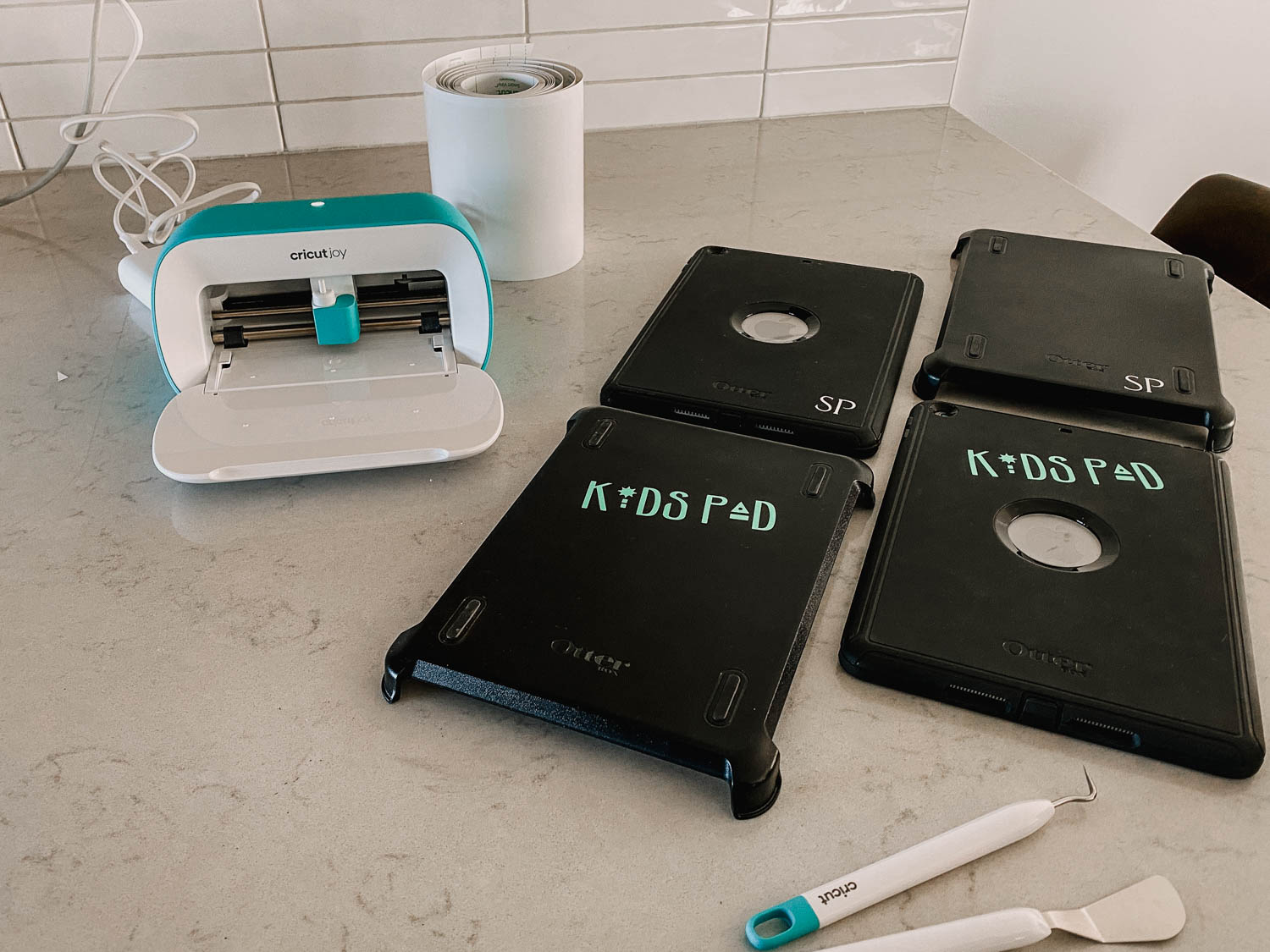 Label iPads for family membeers